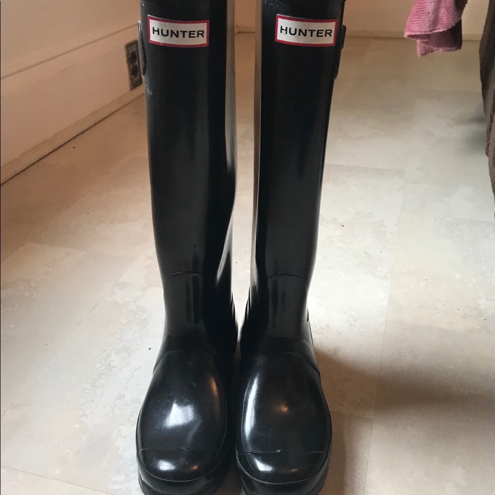 Original, Authentic Hunter Tall Rain Boots.